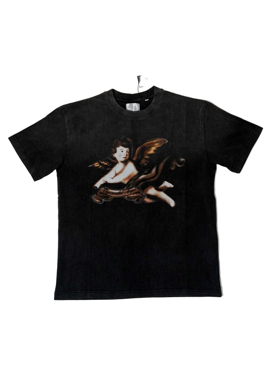Cherub Noir T-shirt|Reincarnated Angels Air Brush Collection l